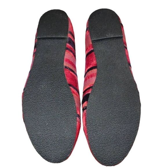 Wanted Women's Red Patent Ballet flats Size 9.5 - Picture 7 of 8